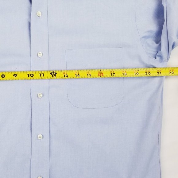 Brooks Brothers 346 Slim fit 15.5 4/5 Blue Shirt - Picture 3 of 5